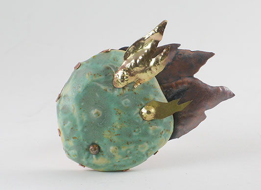 Meteorite pin
